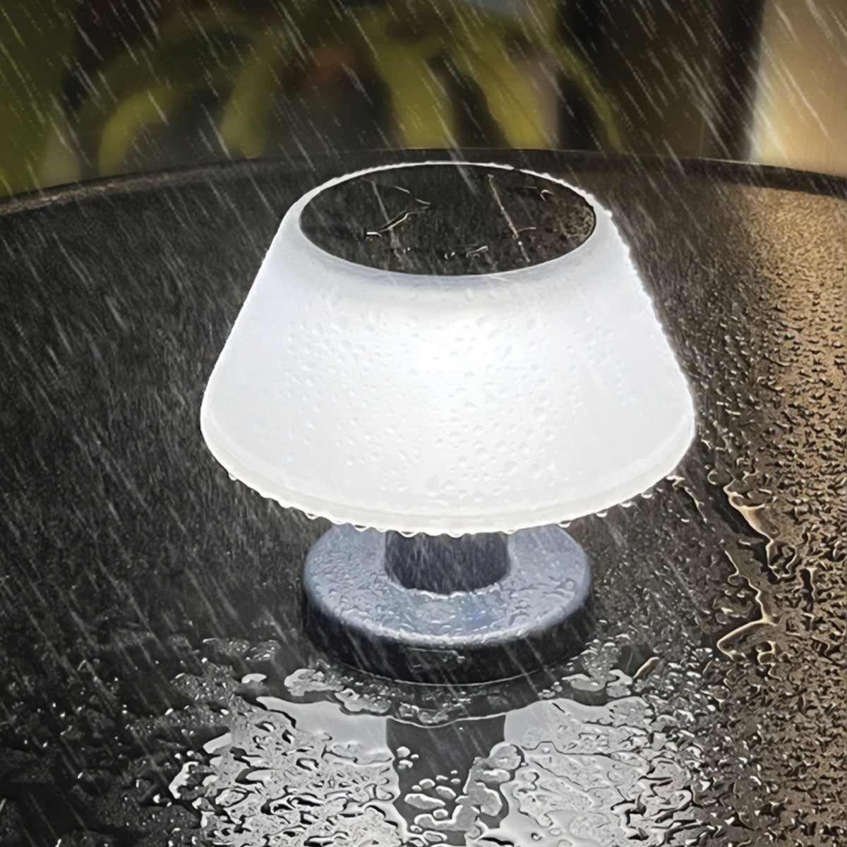 Solar table lamp LED solar-powered IP65 20 lumen 4 levels NALANI