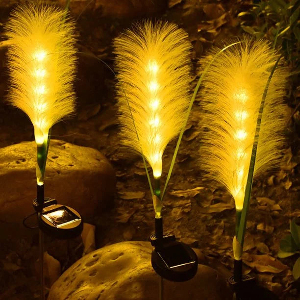 Solar Wicker Garden Lighting Outdoor Decorative NALANI