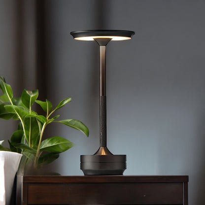 Wireless Modern Aura Table Lamp – Touch Control Scandinavian Design Black NALANI
