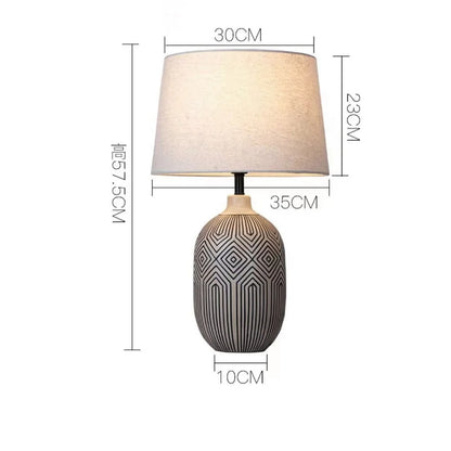 Navetti | Antique Ceramic Table Lamp for Elegant Home Lighting NaLani