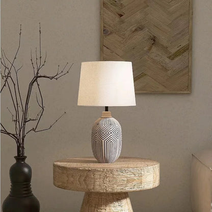 Navetti | Antique Ceramic Table Lamp for Elegant Home Lighting NaLani