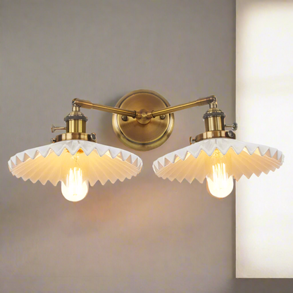 Navetti | Ceramic Lamp with Two Shades for Elegant Indoor Lighting NaLani