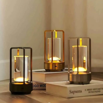 Navetti | Crystal Lantern - Wireless Crystal Lantern with 3 Light Modes NaLani