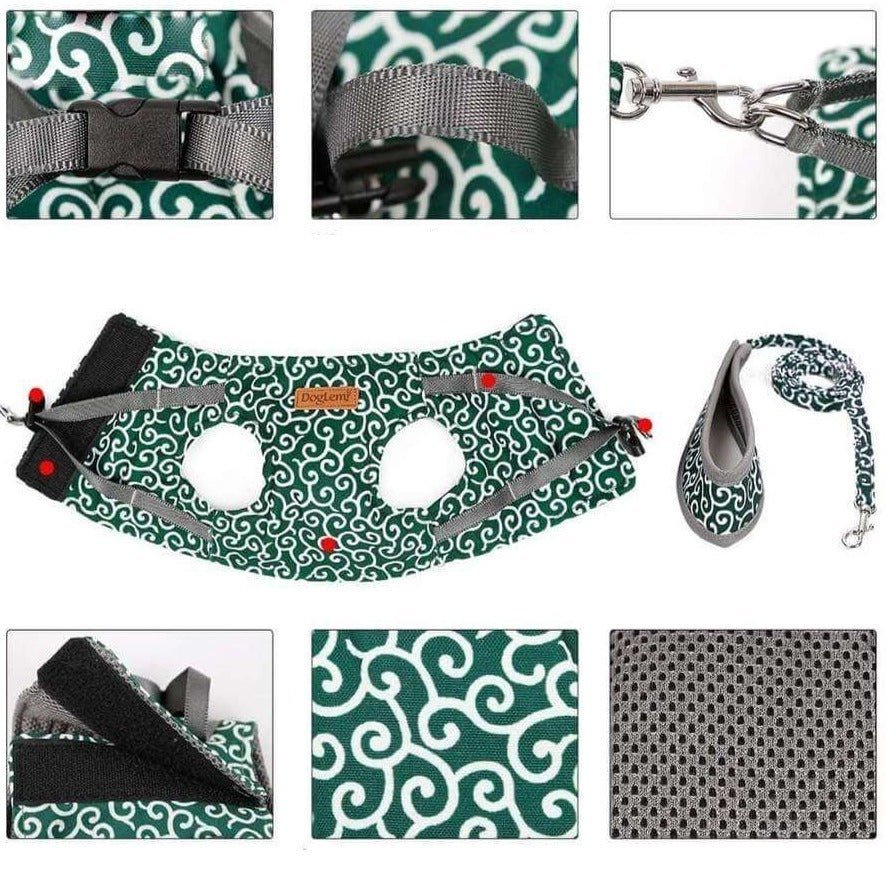 Novena | Kattenvest Tuigje Set - Blauw - #NALANI#