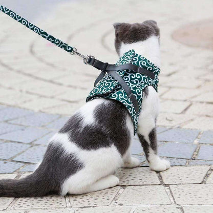 Novena | Kattenvest Tuigje Set - Blauw - #NALANI#