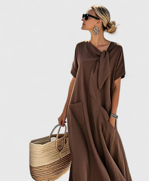 Antonina | Abito elegante estivo fluente per spiaggia, brunch, viaggio