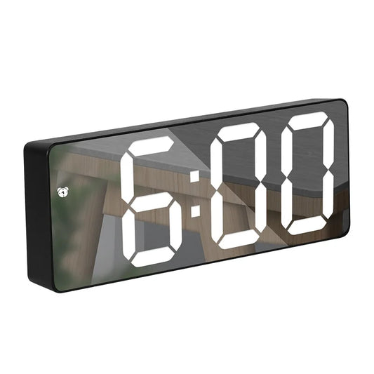 Nuvuro | Electronic Mirror Alarm Clock with Alarm Function Mirror surface A NALANI