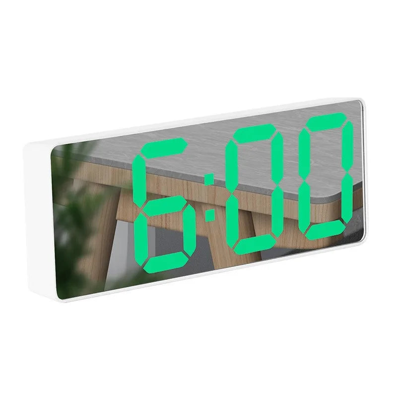 Nuvuro | Electronic Mirror Alarm Clock with Alarm Function Mirror surface C NALANI