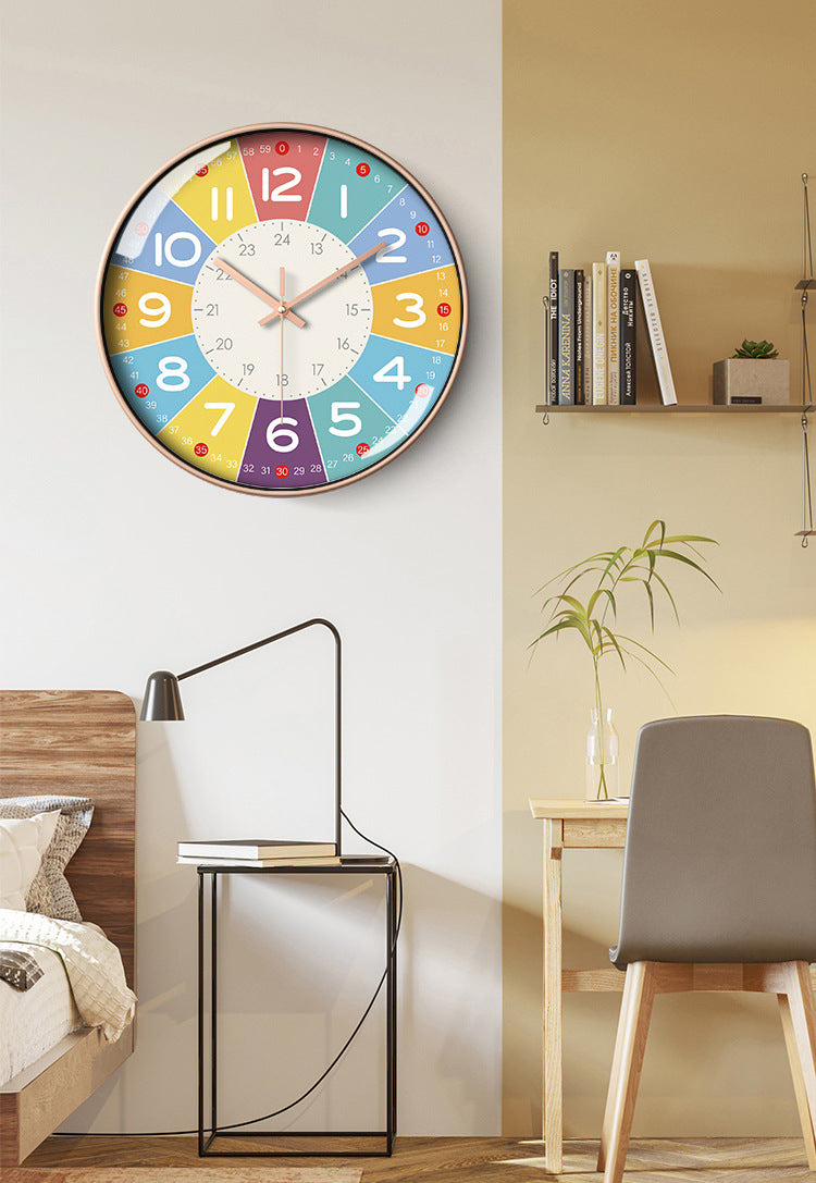 Nuvuro | Silent Wall Clock for Children's Rooms NALANI