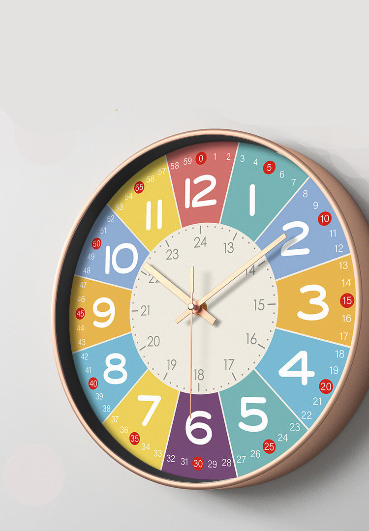 Nuvuro | Silent Wall Clock for Children's Rooms NALANI