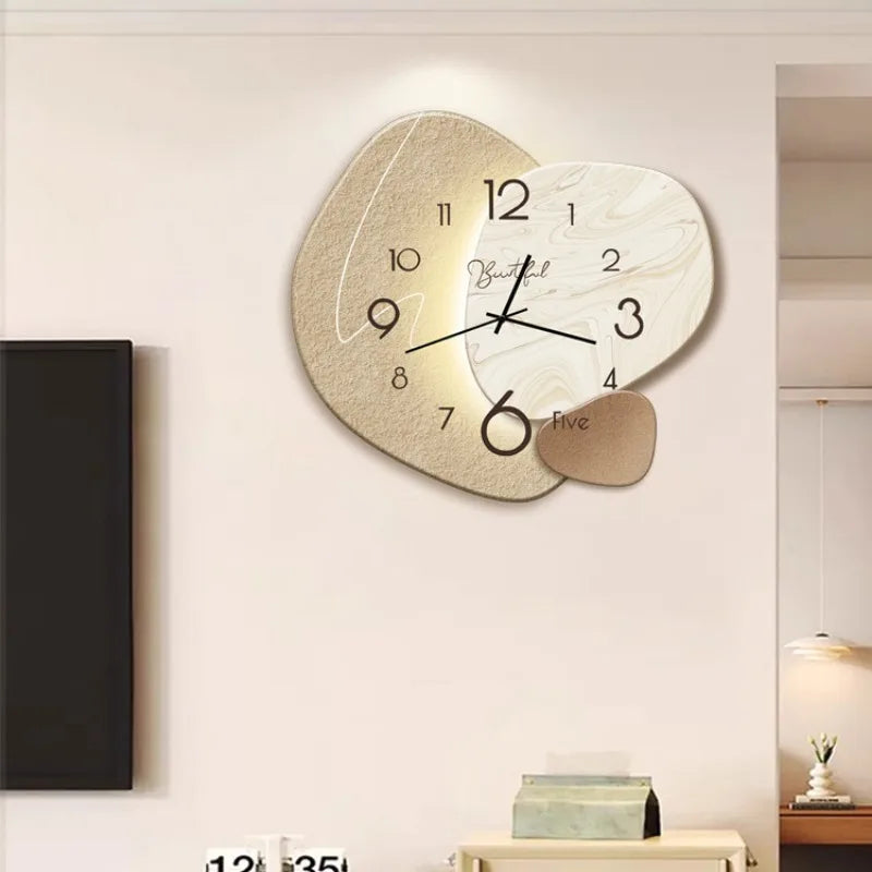 Orlano | Luxury Clock for Living Room – Stylish Decorative Wall Clock NALANI