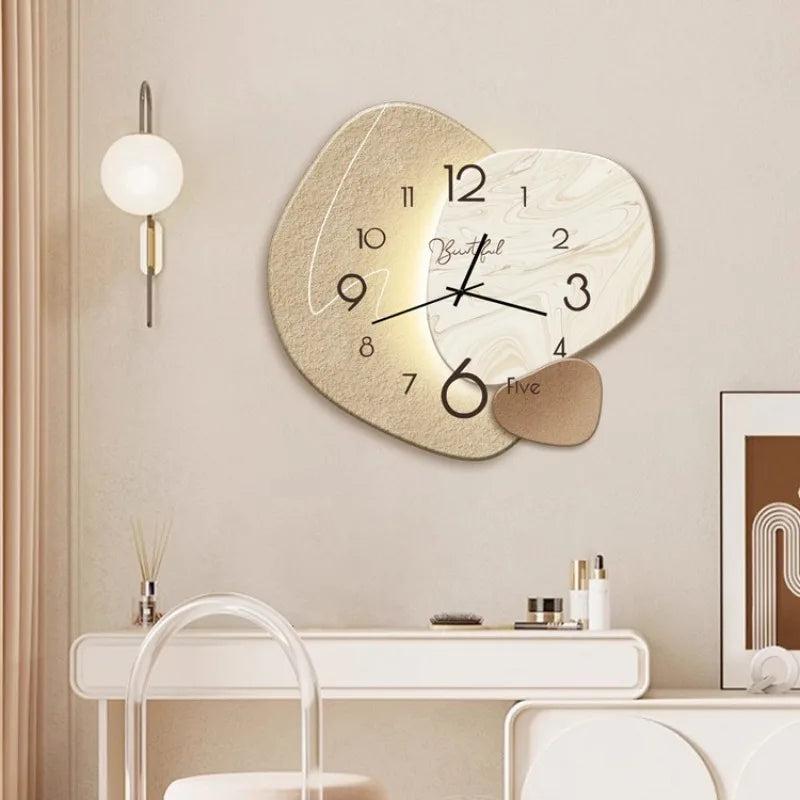 Orlano | Luxury Clock for Living Room – Stylish Decorative Wall Clock NALANI