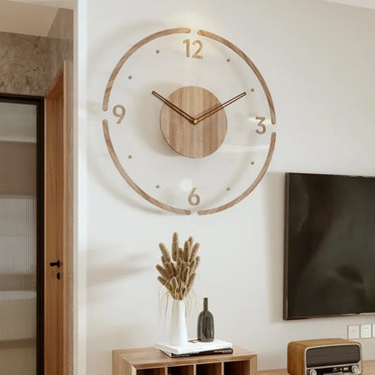 Orlano | Simple And Elegant Wall Clock For Modern Interiors A - with frame NaLani