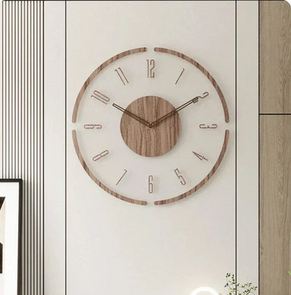 Orlano | Simple And Elegant Wall Clock For Modern Interiors B - with frame NaLani