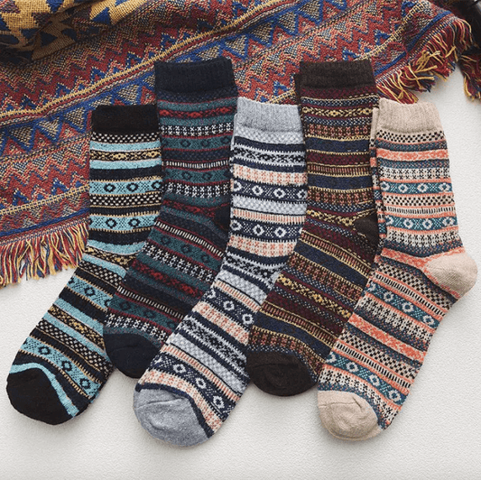 Cozy Winter Socks Warm Durable Comfort For Cold Feet Ragner (5 pairs) NALANI