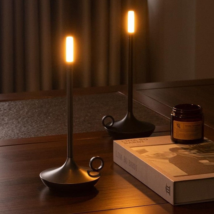 Nordic Candlestick Light - Dimmable Rechargeable Home Decor Lamp NALANI