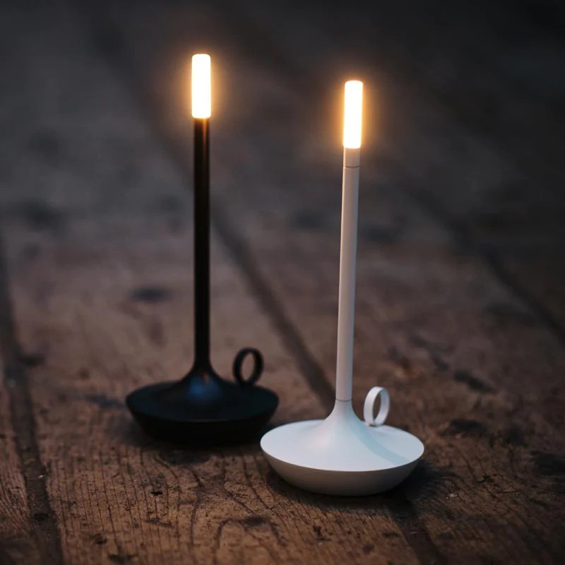 Nordic Candlestick Light - Dimmable Rechargeable Home Decor Lamp NALANI