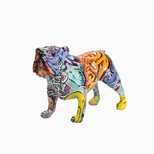 VivArt | Dog Sculpture - Abstract Resin Art for Home Decor NaLani