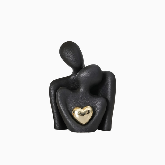 Caran d’Artis | Couple Hugging Abstract Sculpture for Home Decor and Elegance NaLani