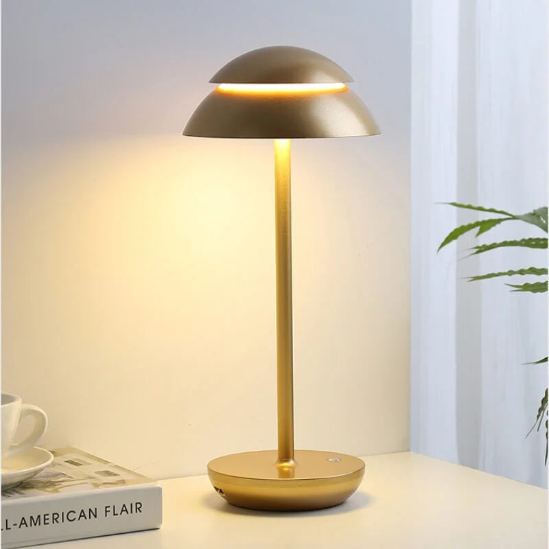 Prestige Lamp - Dimmable Scandinavian Design Table Light Gold NALANI