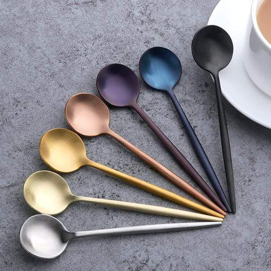 Elegant Stainless Steel Teaspoon Plated Utensil For Tea NALANI