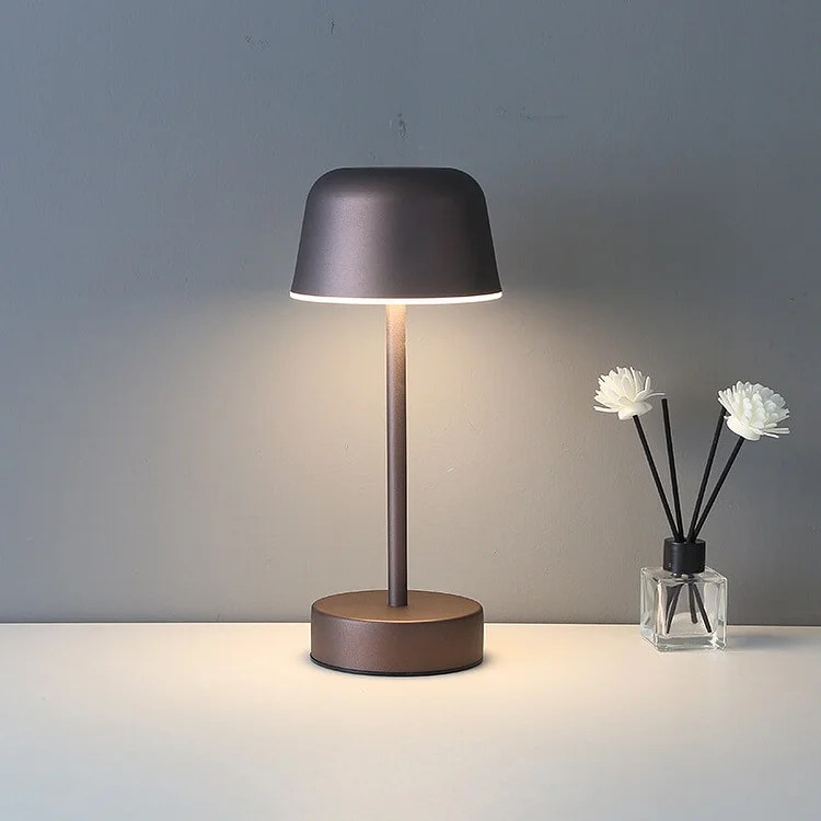 Pulse Flare-Lamp with Adjustable Brightness and Colors Coffee NALANI