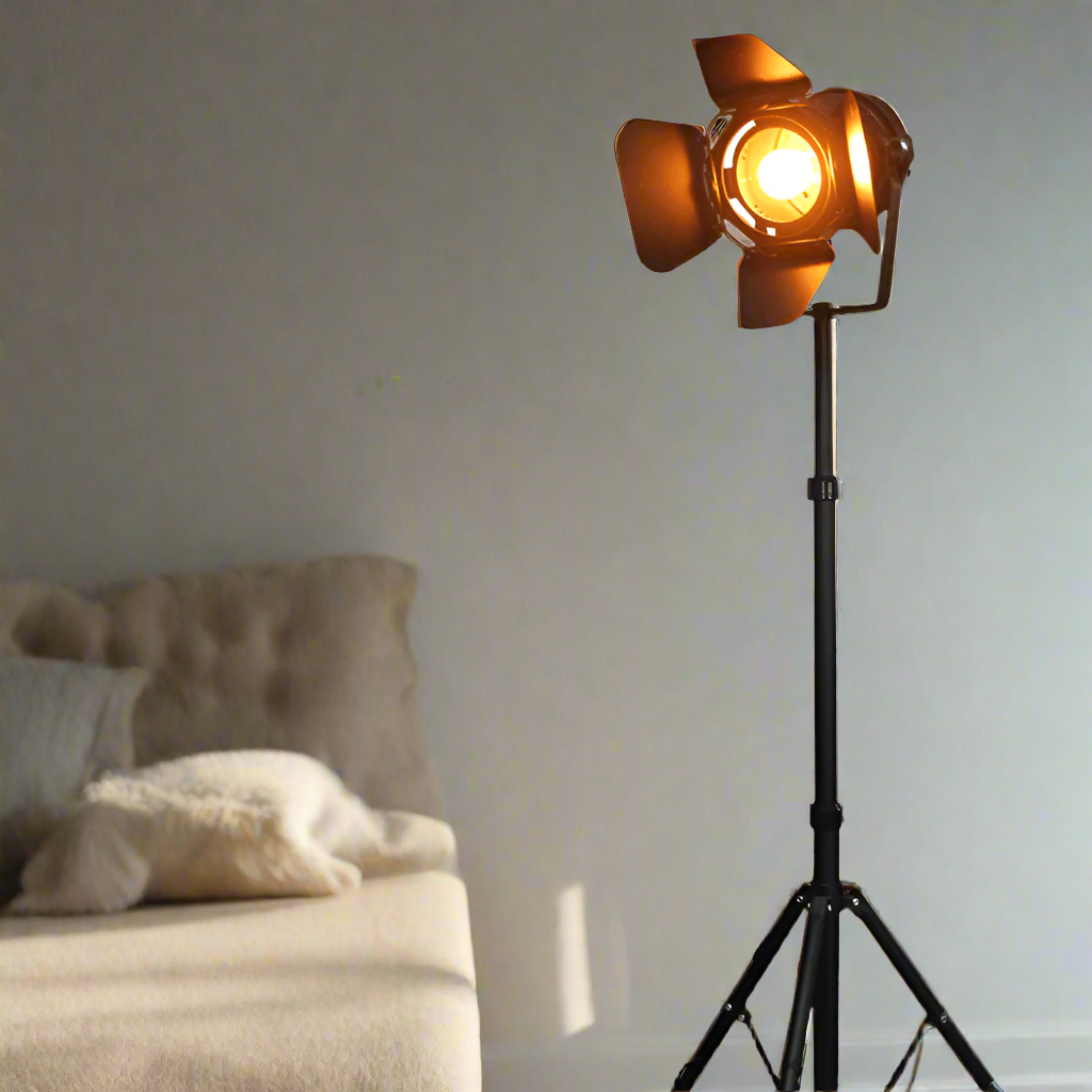 Reflector Floor Lamp – Industrial Elegance with Functional Design Single Arm NALANI