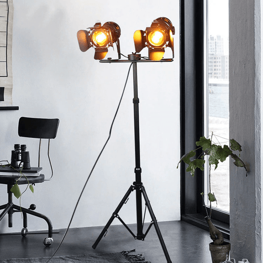 Reflector Floor Lamp – Industrial Elegance with Functional Design NALANI