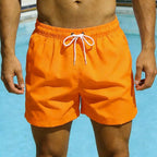 Relaxed Drawstring Quick-Dry Swim Trunks