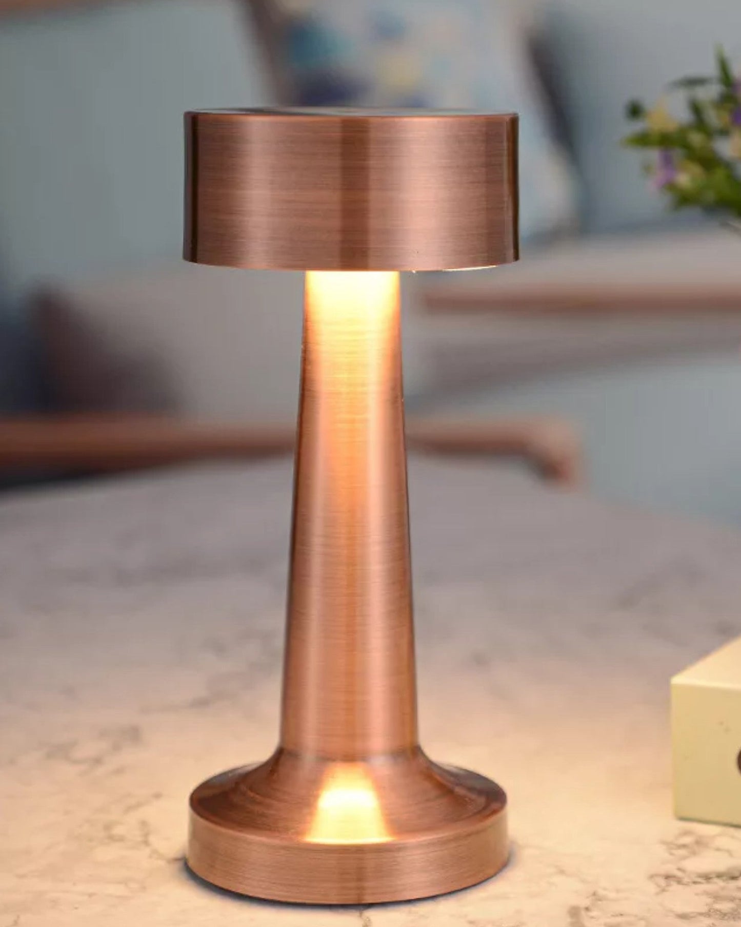 LED Table Lamp - Gold - Dimmable - Touch Switch - Modern Design NaLani