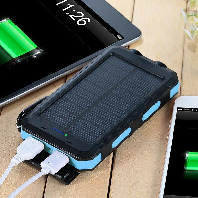 500000mAh Solar Power Bank Waterproof External Charger NALANI
