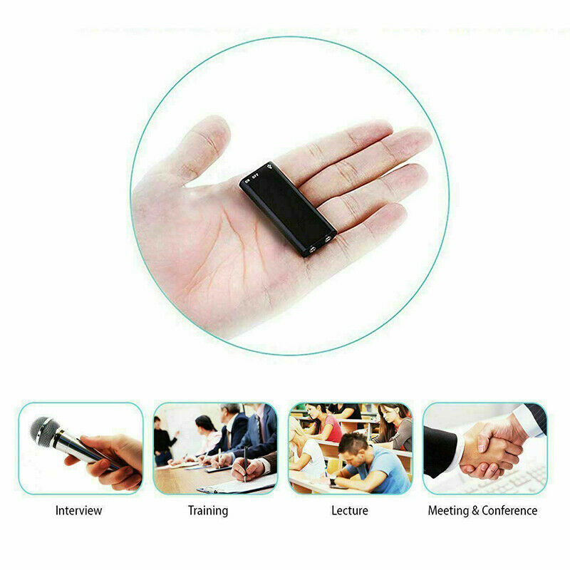 Ultra Compact Mini Voice Recorder Hidden Audio Device NALANI