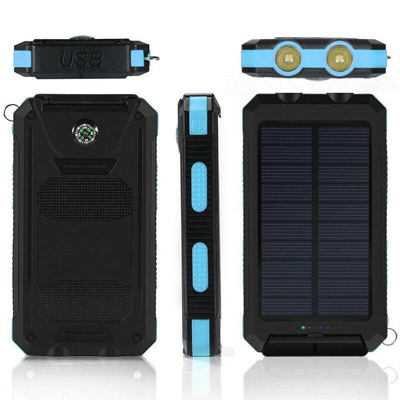 500000mAh Solar Power Bank Waterproof External Charger NALANI