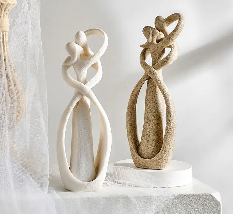 Abstract Sculpture Timeless Love Unique Gift for Home Decor NALANI