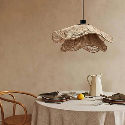 Boho Jute Lampshade Natural Elegance for Stylish Home Decor NaLani
