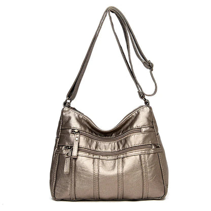 Vegan Leather Crossbody Bag For Everyday Use With Pockets NALANI