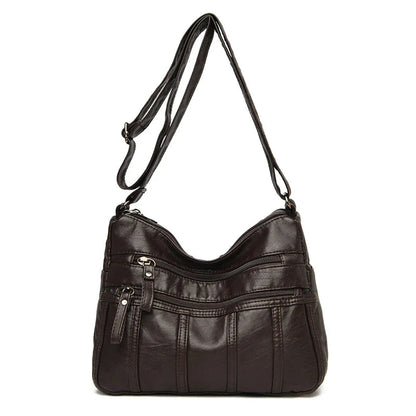 Vegan Leather Crossbody Bag For Everyday Use With Pockets NALANI