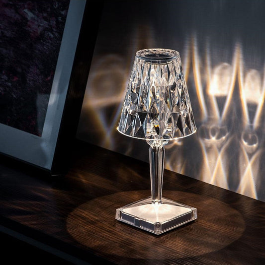 Sparkling Crystal Lamp with Touch Sensor and USB Rechargeable Design NALANI