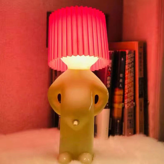 Standing Man Table Lamp - The Funniest Creative Gift Idea Red EU plug NALANI