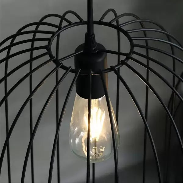 Striped Cage Floor Lamp NALANI