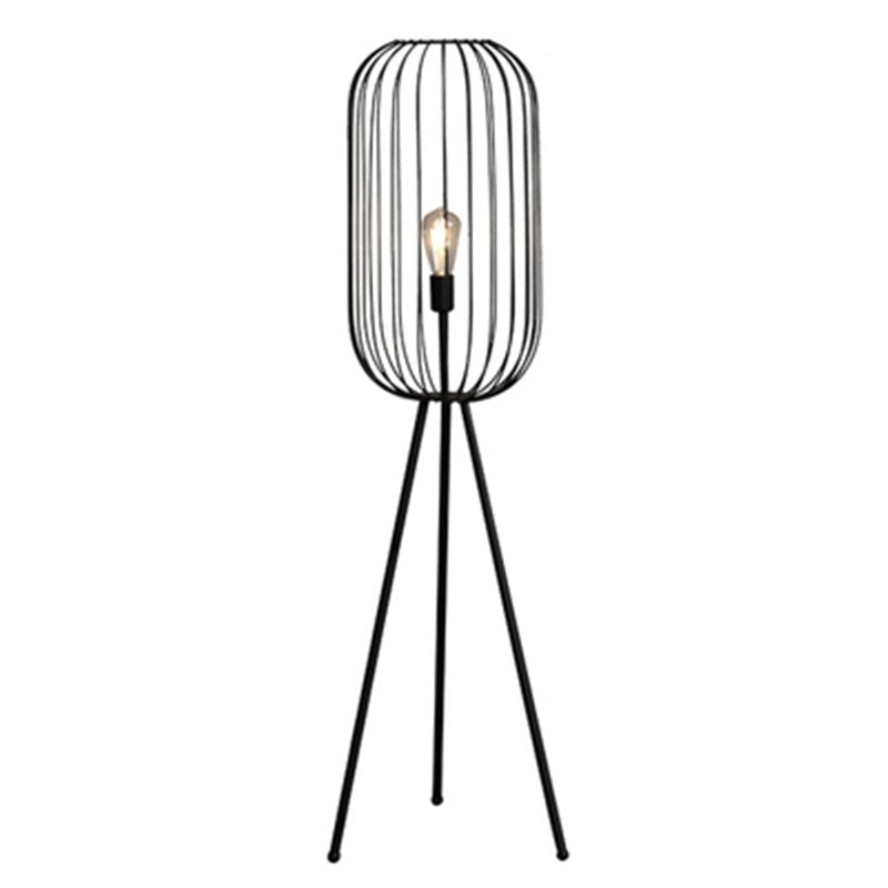 Striped Cage Floor Lamp NALANI