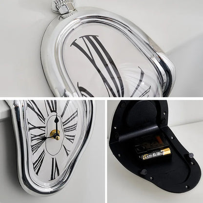 Surreal Melting Wall Clock Art NaLani
