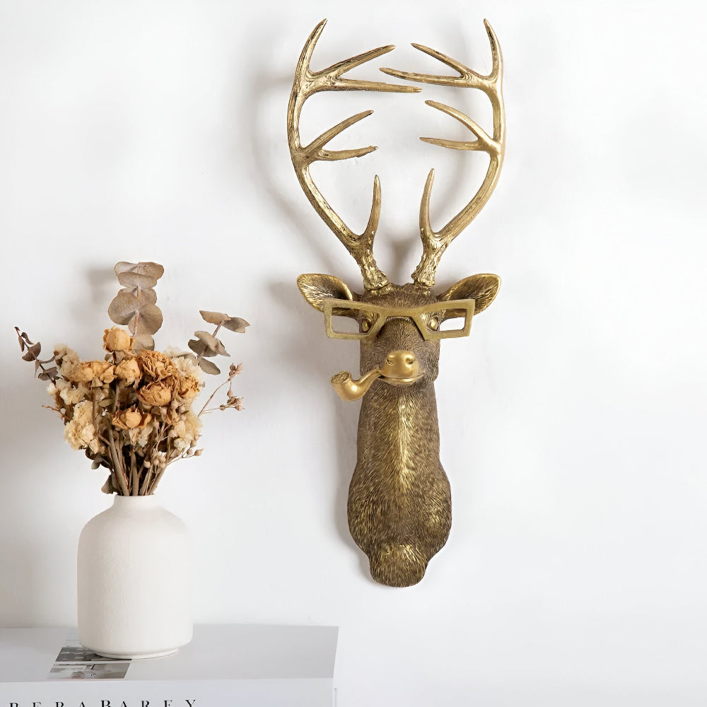 Hanging Wall Art Animal Sculptures Handmade Resin Hooks NALANI