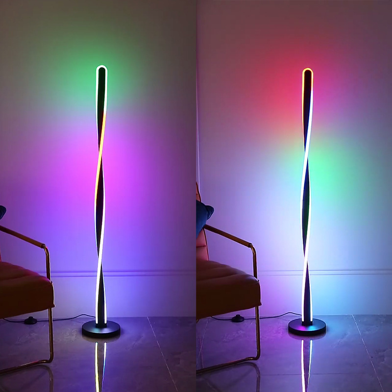 Twisted LED Floor Lamp NALANI