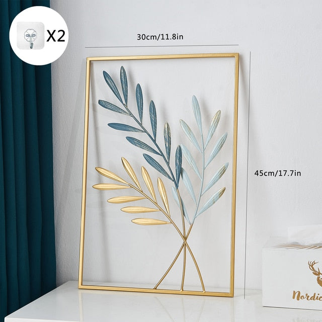 Metal Leaf Wall Decor for Unique Home Decor and Gift Ideas B NaLani