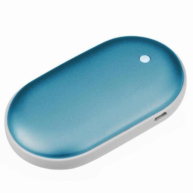 Rechargeable Hand Warmers With Built In Power Bank Blue 2 (For each pocket) NALANI