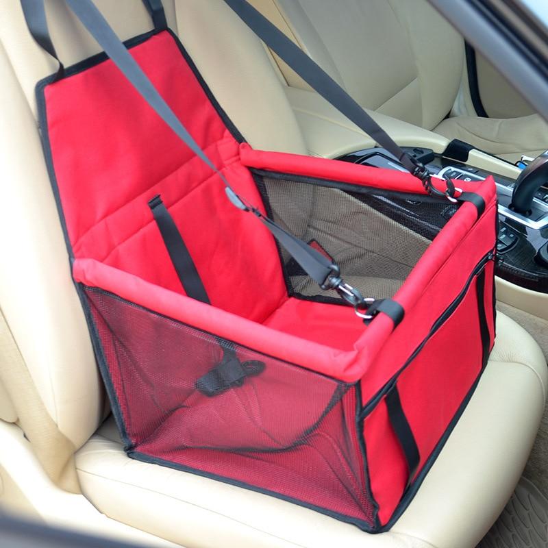 Pet Safety Car Seat For Dogs And Cats In Vehicle Comfort Red 40x30x25cm NALANI