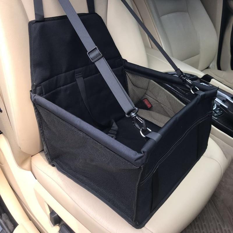 Pet Safety Car Seat For Dogs And Cats In Vehicle Comfort Black 40x30x25cm NALANI