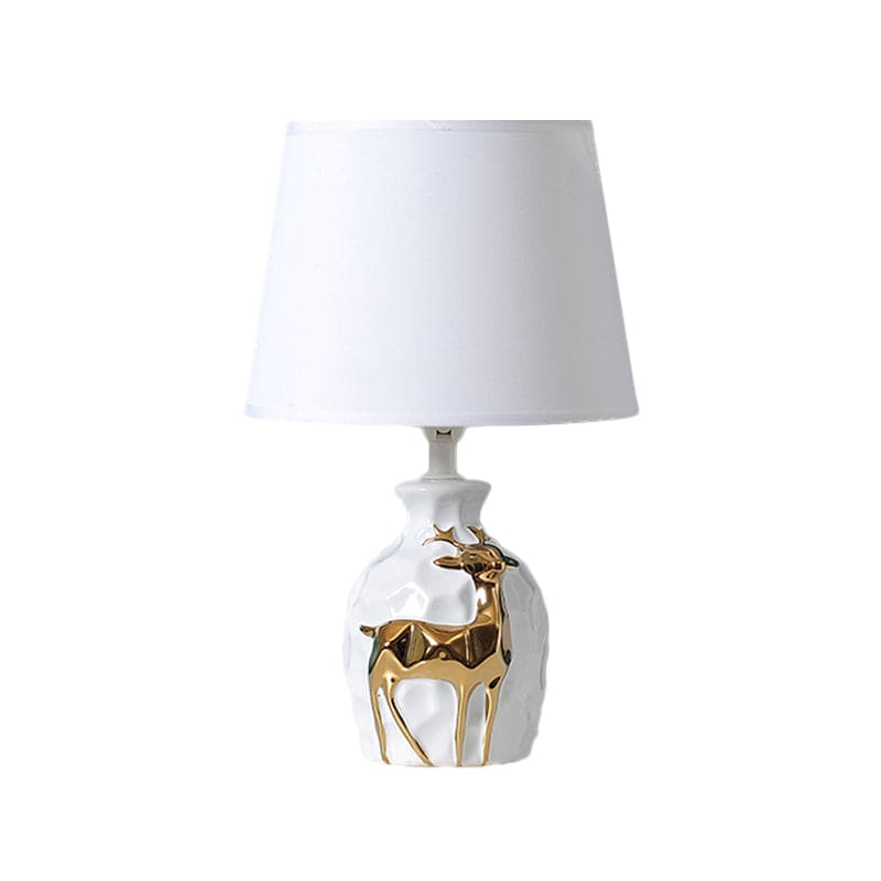 Velvòi | Tablelamp with Elegant Deer Vase Foot for Unique Interiors NALANI