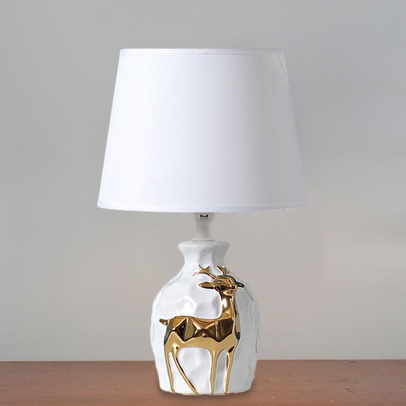 Velvòi | Tablelamp with Elegant Deer Vase Foot for Unique Interiors NALANI